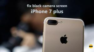 Cómo arreglar la pantalla negra de la cámara en iPhone 7 plus