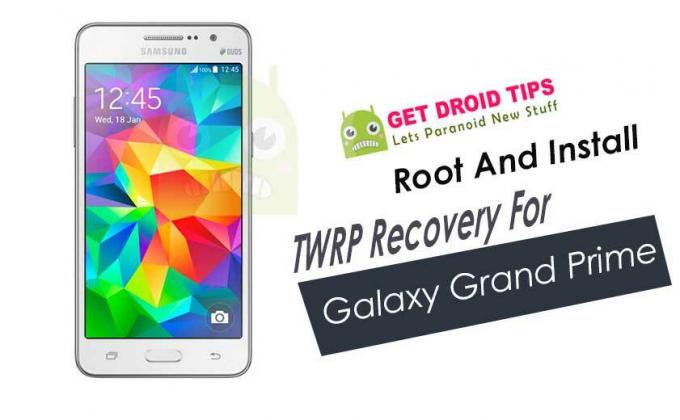 Installer offisiell TWRP-gjenoppretting på Samsung Galaxy Grand Prime