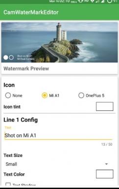 Installa l'editor della filigrana della fotocamera Xiaomi Mi A1 utilizzando Magisk