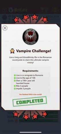 vampyr utfordring suksess
