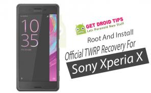 TWRP-i taastamise installimine Sony Xperia X-le (kõik variandid)