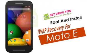 Hoe TWRP Recovery voor Moto E (Condor) te rooten en te installeren