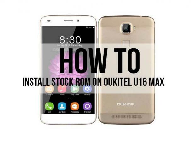Stock ROMi installimine seadmele OUKITEL U16 Max