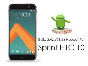 Baixe Instalar Build 2.42.651.63 Nougat para Sprint HTC 10