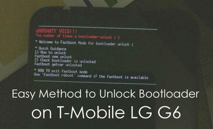 Método fácil de desbloquear Bootloader no T-Mobile LG G6 (TMO)