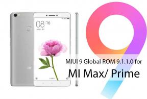 Lejupielādējiet MIUI 9.1.1.0 Global Stable ROM priekš Mi Max / Prime