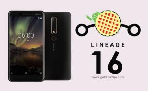 Laadige Lineage OS 16 alla seadmest Nokia 6.1 2018, mis põhineb Android 9.0 Pie-l