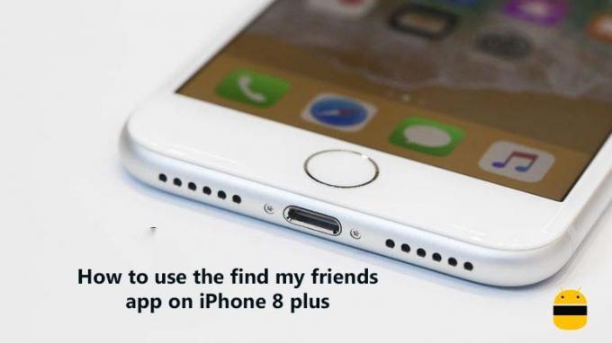 Cómo usar la aplicación Find My Friends en iPhone 8 plus