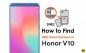Fremgangsmåte for å finne IMEI-serienumre i Huawei Honor V10 (Vis 10)