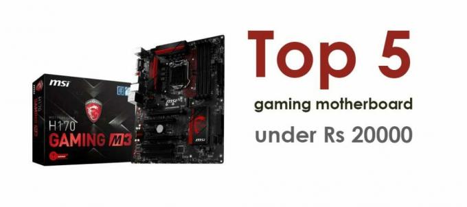 Bestes Gaming-Motherboard unter Rs 20000