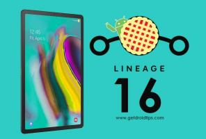 הורד והתקן את Lineage OS 16 ב- Galaxy Tab S5e gts4lvwifi (9.0 Pie)