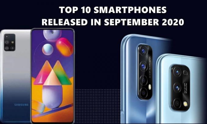 शीर्ष स्मार्टफोन सितंबर 2020