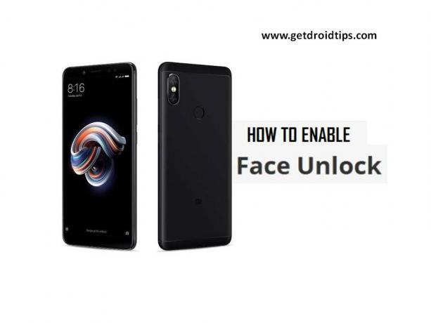 Engedélyezze a Redmi Note 5 Pro Face Unlock alkalmazást