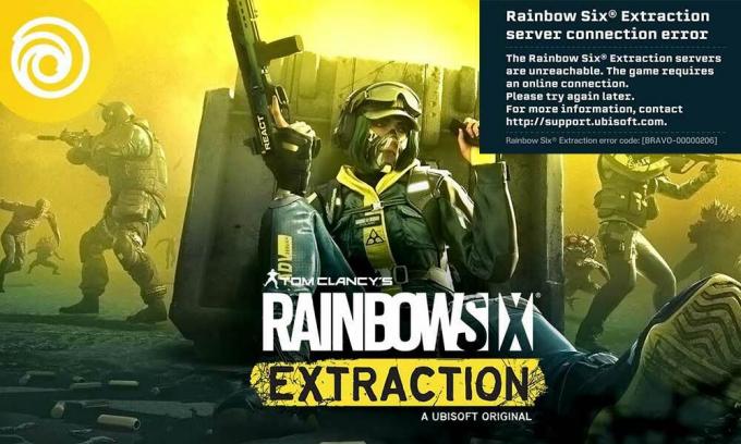 Düzeltme: Rainbow Six Extraction Server Bağlantı Hatası BRAVO-00000206