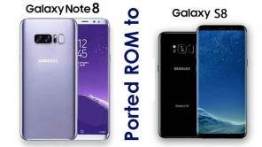 Kako namestiti prenosni ROM Galaxy Note8 na Galaxy S8 in S8 +