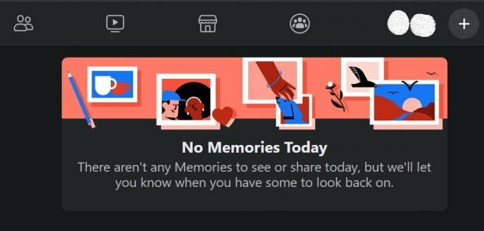 Facebook anıları yok