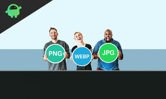 Google'i WEBP-piltide salvestamine JPEG- või PNG-pildilaiendina