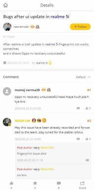 أبلغ مستخدمو Realme 5i عن مشكلة بصمة الإصبع مع آخر تحديث بيتا لنظام Android 10 (Realme UI)