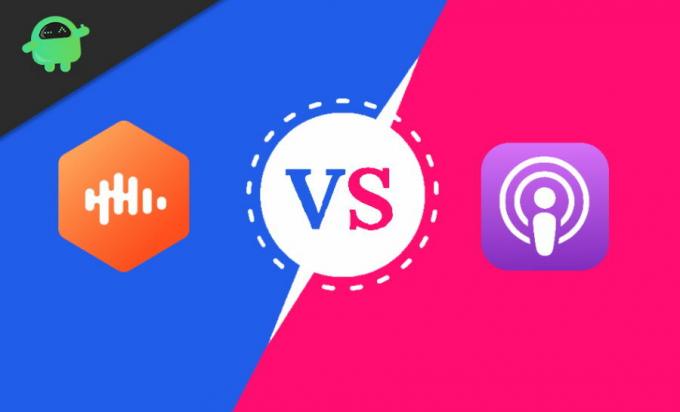 Apple Podcasts vs Castbox Paras Podcast-sovellus iOS: lle ja iPadOS: lle