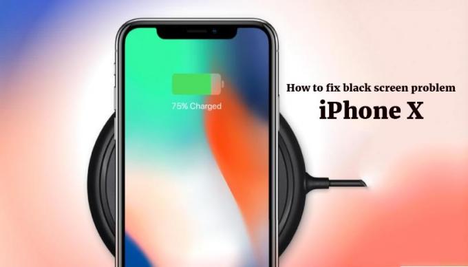 Como consertar o problema da tela preta no iPhone X