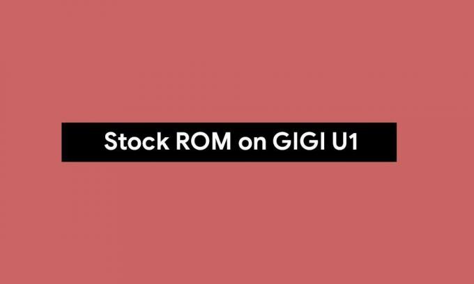 Como instalar o Stock ROM no GIGI U1 [Firmware Flash File]