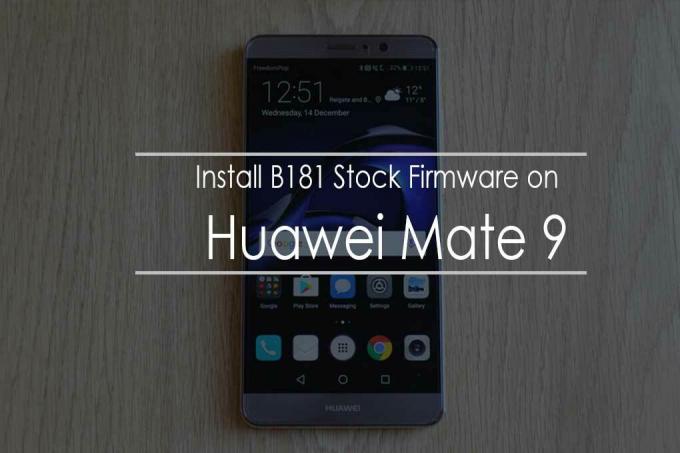 Installez le micrologiciel B181 Nougat sur Huawei Mate 9 MHA-L09B Australie