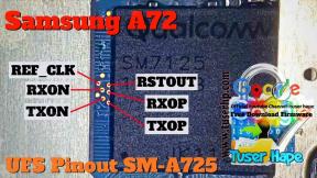 סמסונג גלקסי A72 (SM-A725F, A725M) ISP UFS PinOUT