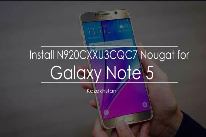 Samsung Galaxy Note 5 Kazakhstan SM-N920C Официальная прошивка Android Nougat