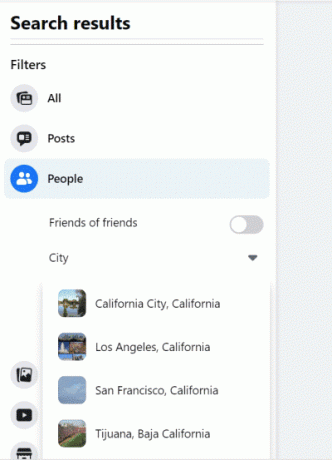 Как да търсите приятели във Facebook по местоположение, работа или училище