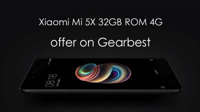 Xiaomi Mi 5X 32GB ROM 4G Phablet -tarjous Gearbestissä