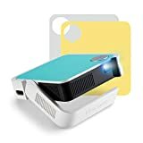 Slika ViewSonic M1 mini Plus džepnog ultra prijenosnog projektora s integriranim JBL zvučnicima, Wi-Fi, Bluetooth, WVGA, 120 lumena, HDMI, USB, kompatibilan s TV štapovima i igraćim konzolama, u 3 Boje