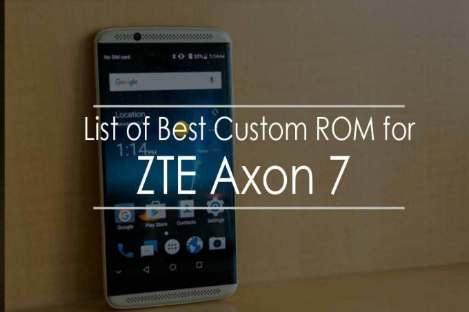 Liste over beste tilpassede ROM for ZTE Axon 7