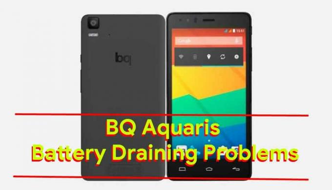 Problemi di scaricamento della batteria BQ Aquaris -