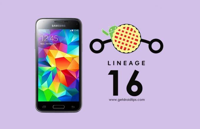 Lataa ja asenna Lineage OS 16 Samsung Galaxy S5 Mini (9.0 Pie) -sovellukseen