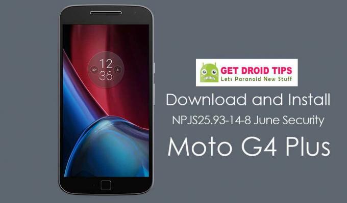 Töltse le az NPJS25.93-14-8 June Security telepítését a Moto G4 Plus-ra