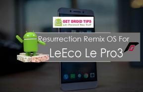 הורד רמיקס לתחייה ב- LeEco Le Pro 3 מבוסס Android 9.0 Pie