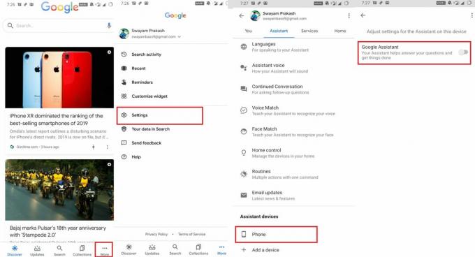 Inaktivera Google Assistant helt