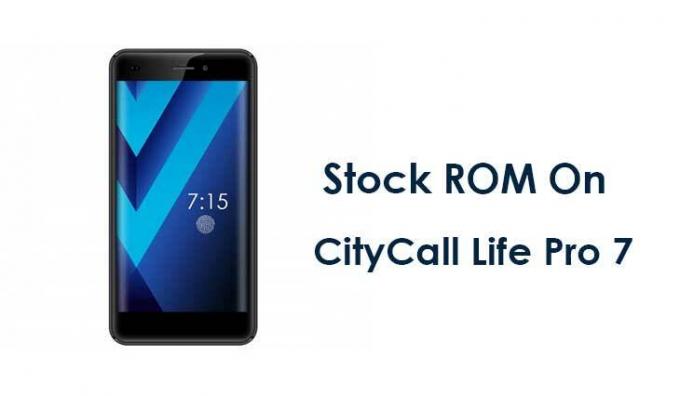 Come installare la Stock ROM ufficiale su CityCall Life Pro 7 (Unbrick, Bootloop)