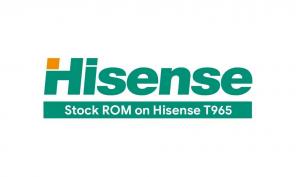 Stock ROMin asentaminen Hisense T965: lle [laiteohjelmistotiedosto]