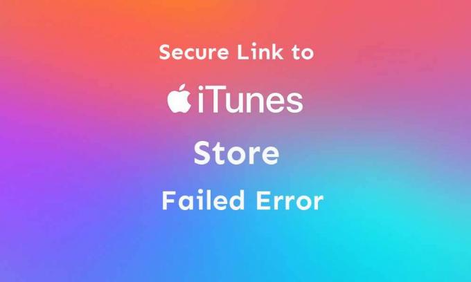 Kuinka korjata suojattu linkki iTunes Storeen epäonnistui virhe
