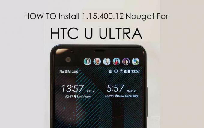 Laadige alla Install Build 1.15.400.12 Nougat HTC U Ultra jaoks
