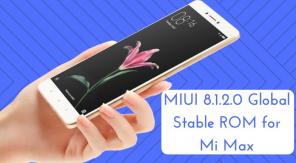 Descărcați MIUI 8.1.2.0 Global Stable ROM pentru Mi Max 32GB