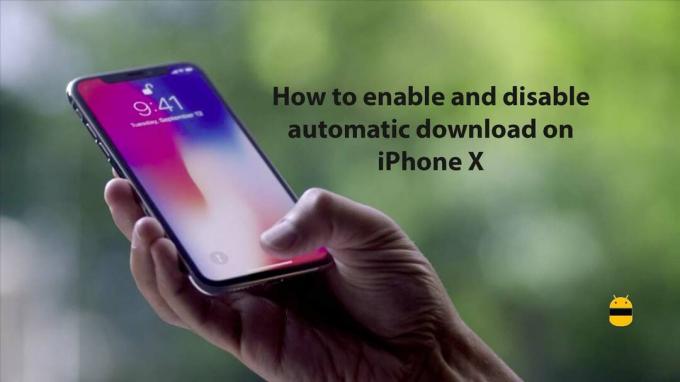 Automaattisen latauksen ottaminen käyttöön ja poistaminen käytöstä iPhone X: ssä