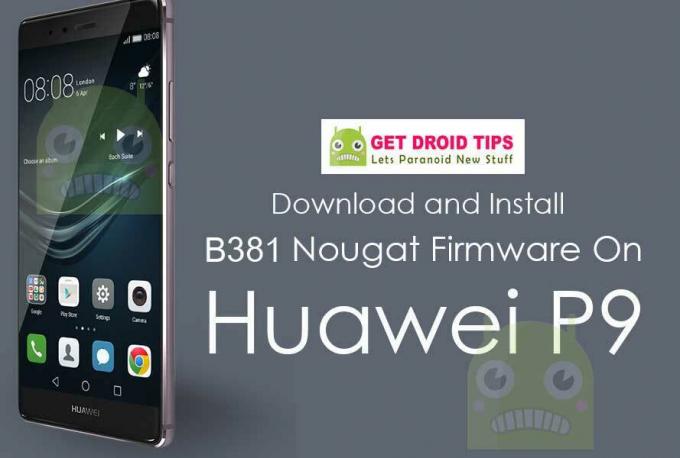Huawei P9 B381 Nougat Ürün Yazılımını Yükleyin EVA-L09 Fransa Bytel