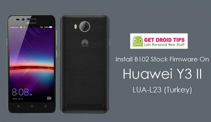 Scarica Installa B102 Stock Firmware su Huawei Y3 II LUA-L23 (Turchia)