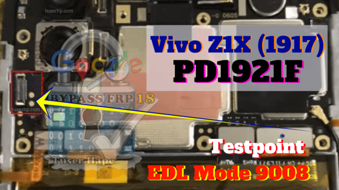 Vivo Z1x PD1921F ISP PinOUT | Punto di prova | Modalità EDL 9008