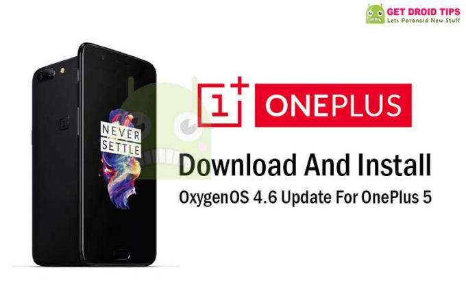 Download og installer OxygenOS 4.6-opdatering til OnePlus 5