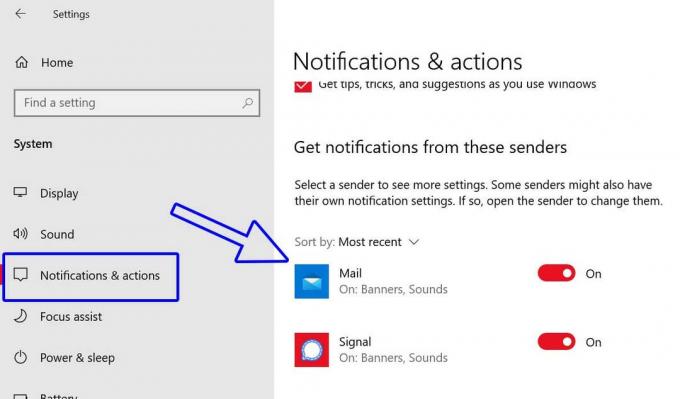 Correction: les bannières de notifications ne s'affichent pas sur Windows 10