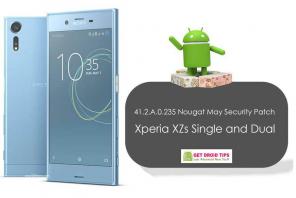 Scarica 41.2.A.0.235 Aggiornamento di sicurezza di maggio per Xperia XZs (G8231 e G8232)