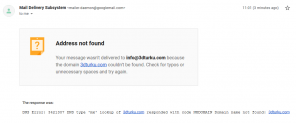 Alamat Gmail tidak ditemukan kesalahan: Bagaimana cara memperbaikinya?